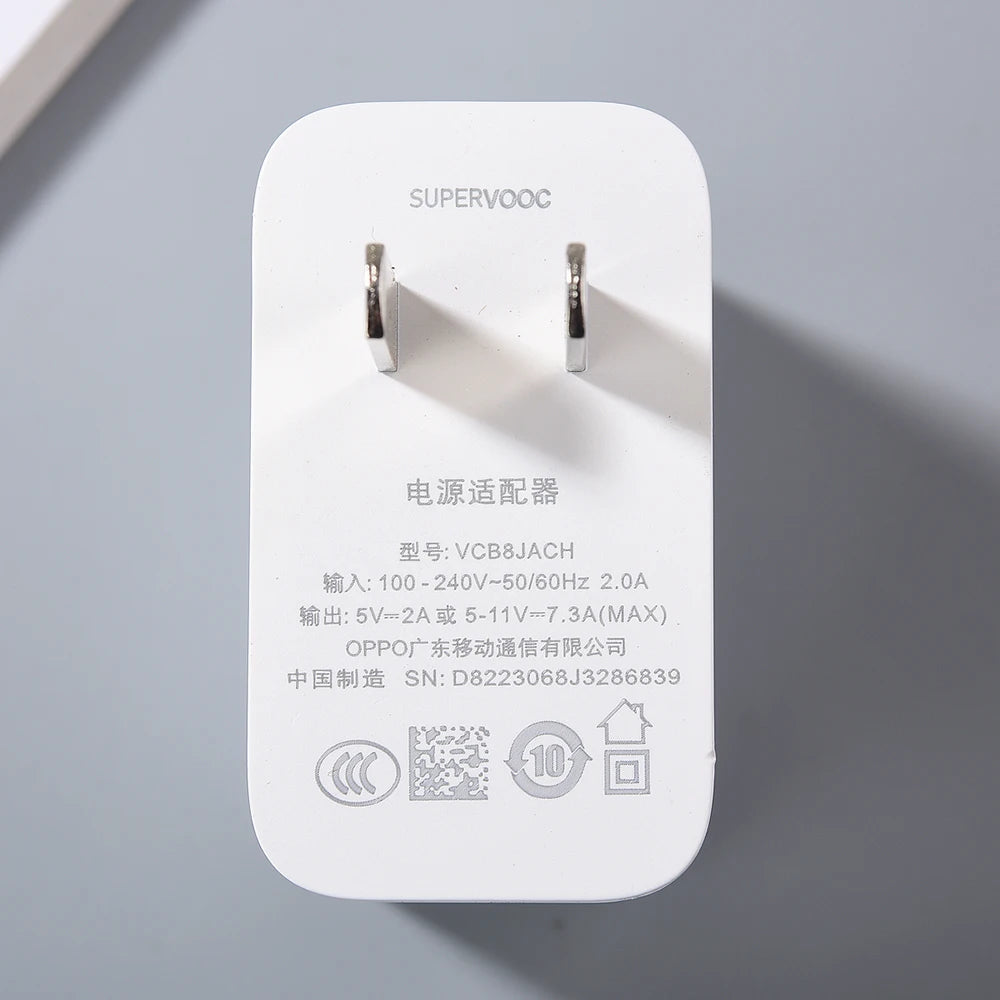 Oneplus Nord 5 80W SuperVOOC Fast Charger EU Adapter USB C Cable For ONEPLUS 1+ Nord 4 3 2T CE5 13R 13 9 Ace 3 5