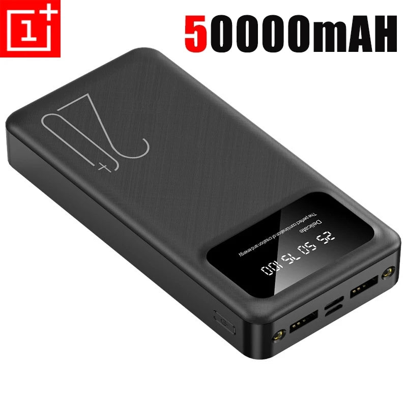 OnePlus 200000mAh PowerBank Large Capacity External Battery USB Fast Charging LED Display Portable Phone Charger For iphone