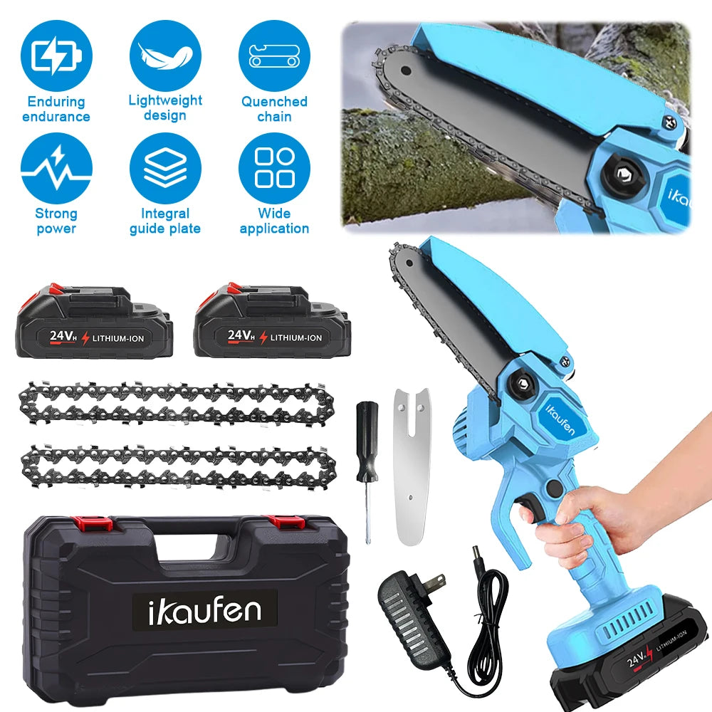 4-Inch Cordless Mini Electric Chainsaw for Makita 18V Battery