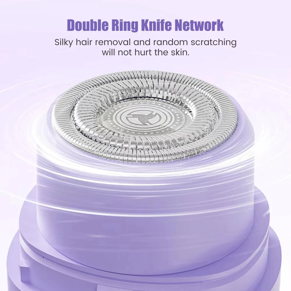 2025 New 2-in-1 Electric Razor for Women – Painless Hair Removal & Body Trimmer