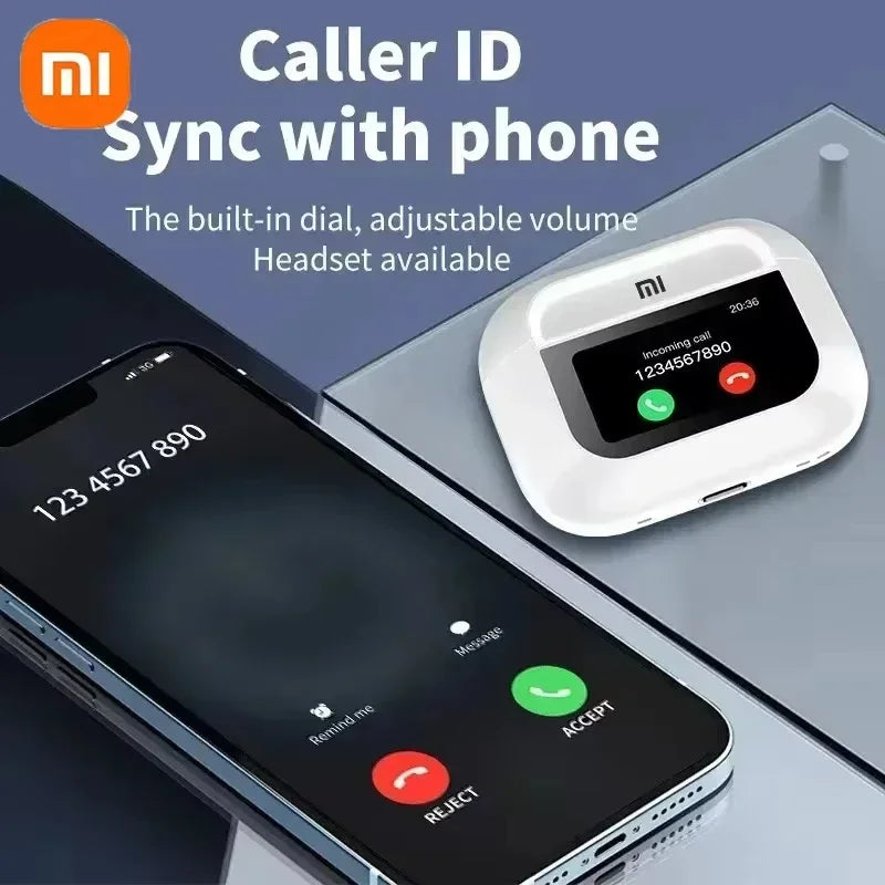 Xiaomi A8 Pro ANC Wireless Earphones LED Screen Noise Reduction Bluetooth 5.4 Android IOS Gaming Sports Earphones