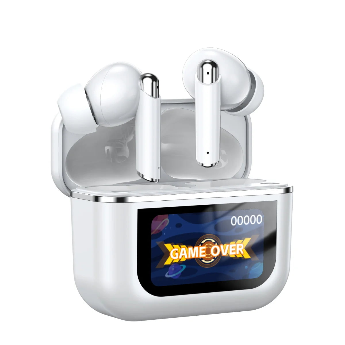 Bluetooth Headphones 5.3 Wireless Sports Headphones Anc+Enc Active Noise-Cancelling Wireless Earbuds Advanced Music Headphones