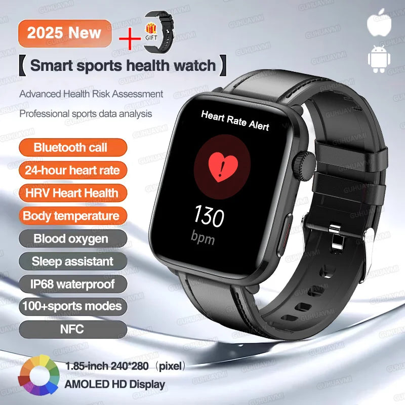 2025 Series 10 Thinstant classic Smart Watch Men Bluetooth Call AMOLED Screen NFC IP68 GPS Sport Health Tracker Women