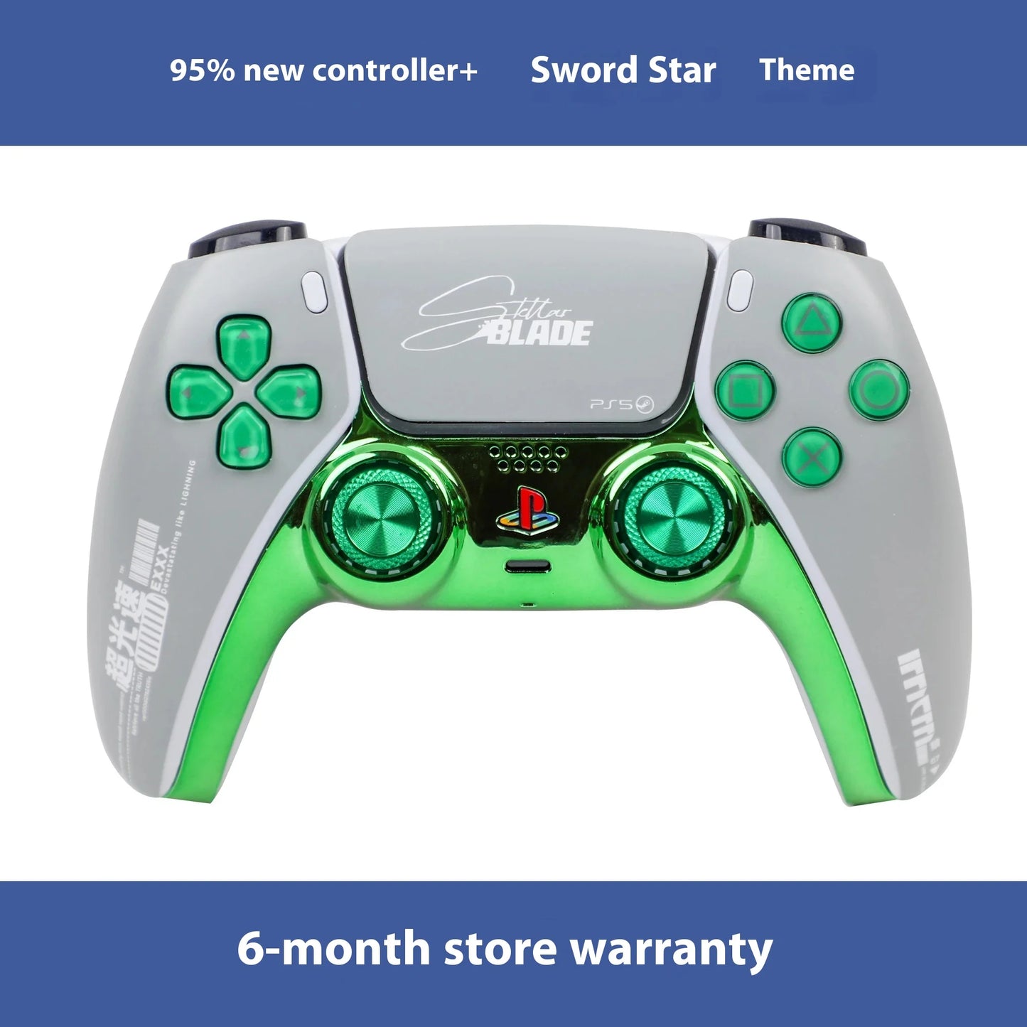 Stellar Blade TMR Wireless PS5 Controller – Hall Joystick Custom Esports Gamepad (Refurbished)