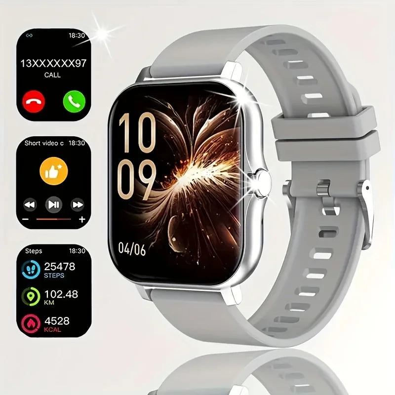 2025New Sports Smart Watch 1.83inch BT Call Message Push 100+ Sport Modes For Man Women Multi Functional Android&IOS