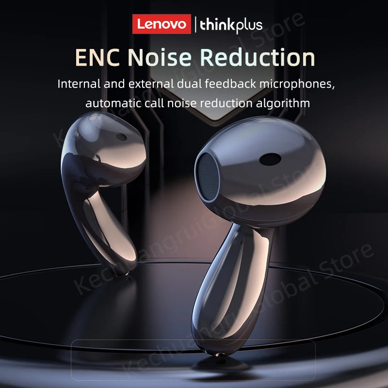 Original Lenovo LP48 TWS Wireless Bluetooth 5.4 Earphone Gaming HIFI Music  Noice Cancelling Dual Mode