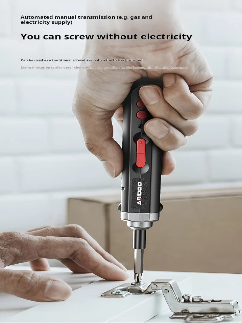 Home small screwdriver rechargeable electric screwdriver strong drill set