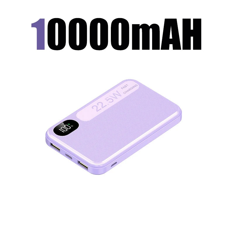 OnePlus Mini Power Bank 30000mAh Large Capacity Fast With Built-in 3 Cables Battery For IPhone Samsung Huawei