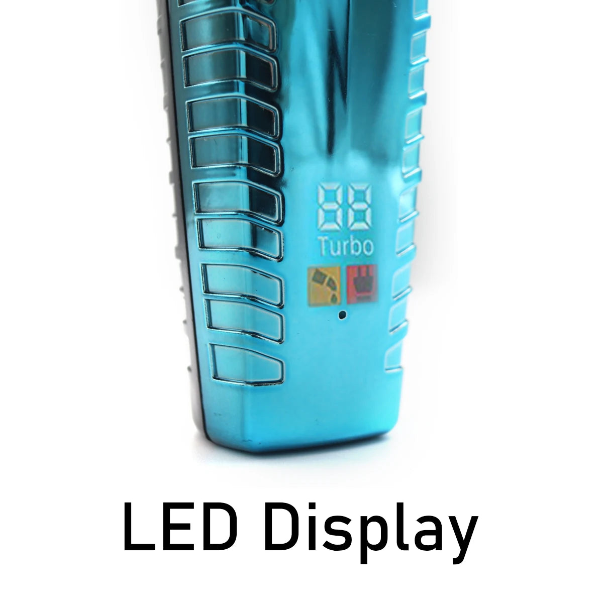 Zero Gapped Hair Trimmer – DLC T-Blade, LED Display, Low Noise, Cordless