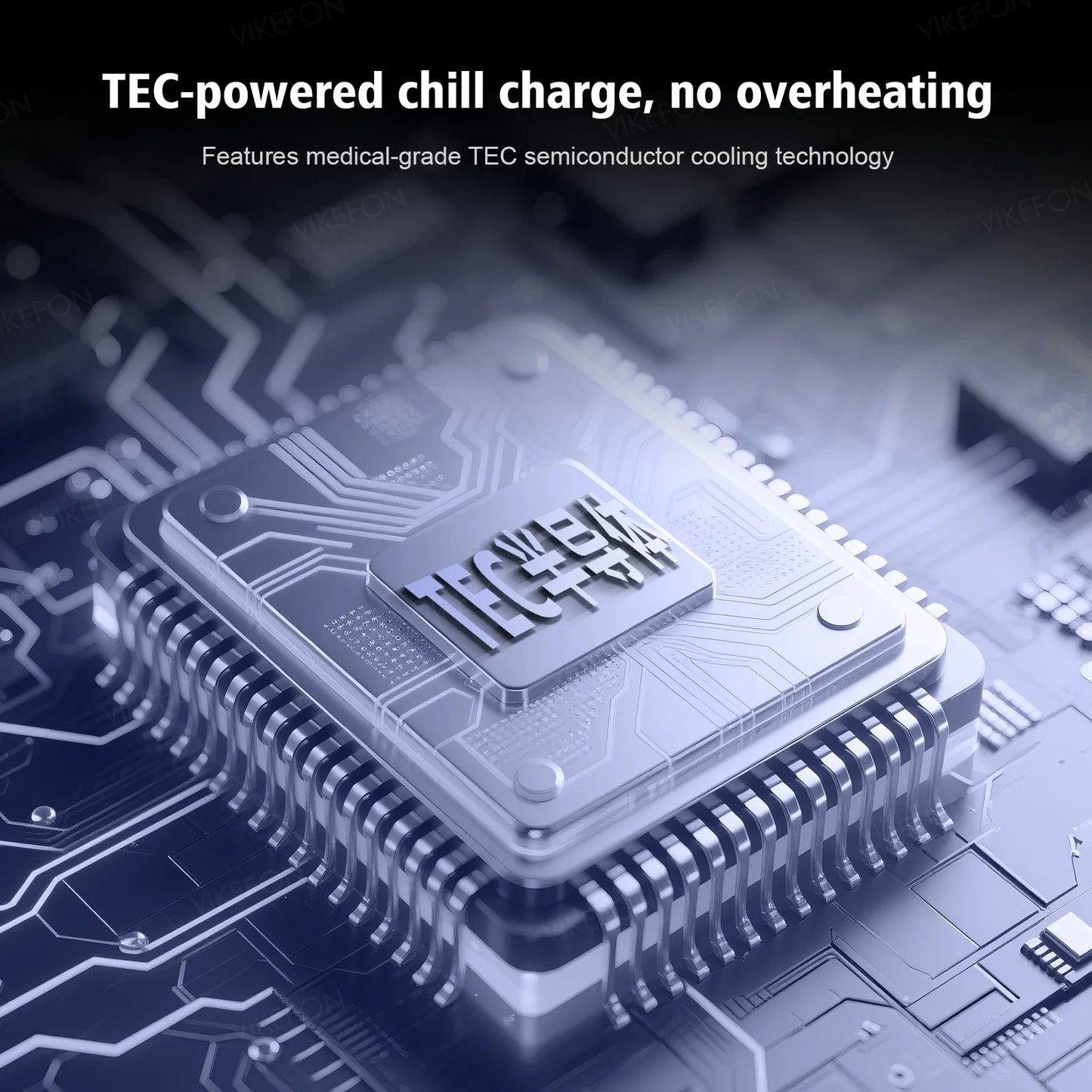 15W Qi2 Magnetic 3 in 1 Wireless Charger TEC Semiconductor Radiator for Magsafe iPhone 17~12 Pro Max Apple Watch 9 8 AirPods Pro