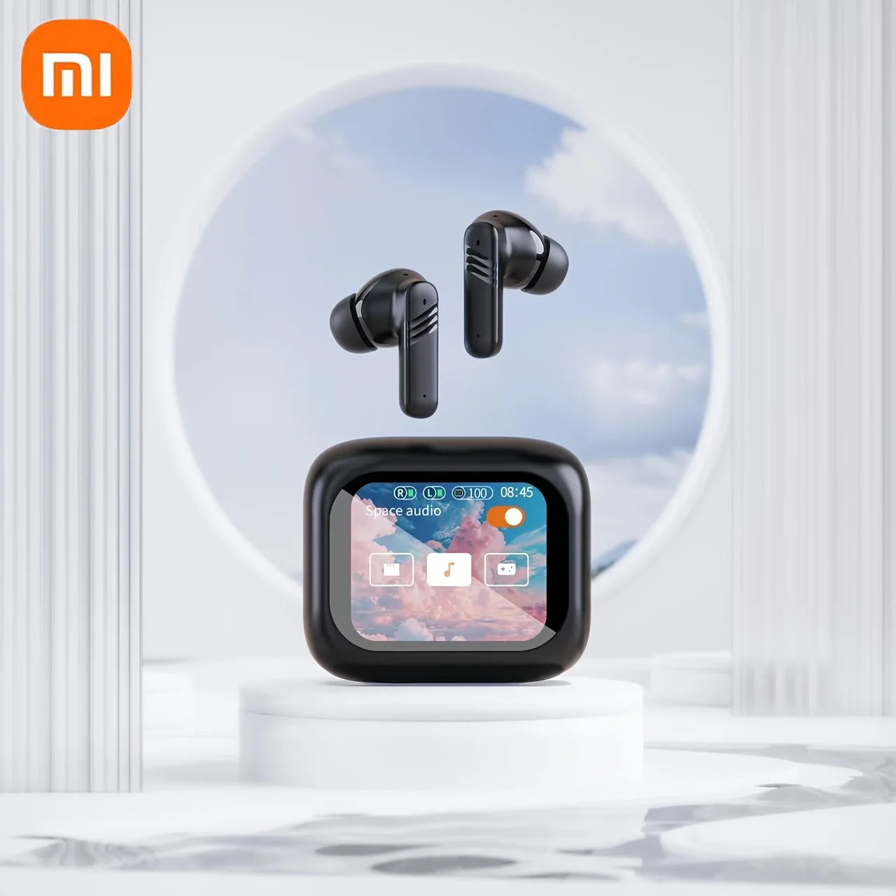 Xiaomi RedmiSmart LCD Display Earphones Multifunctional Wireless Sports Earphones Adjustable Audio Built-in Microphone Earphones