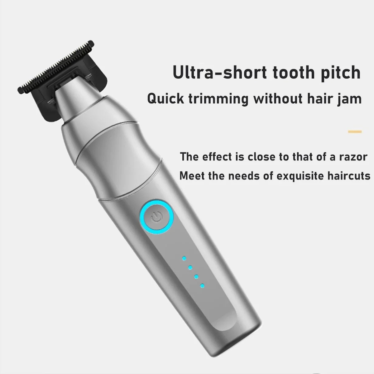 TF-617 Professional Hair Clipper – Zinc Alloy Body, DLC Blade, 7000RPM