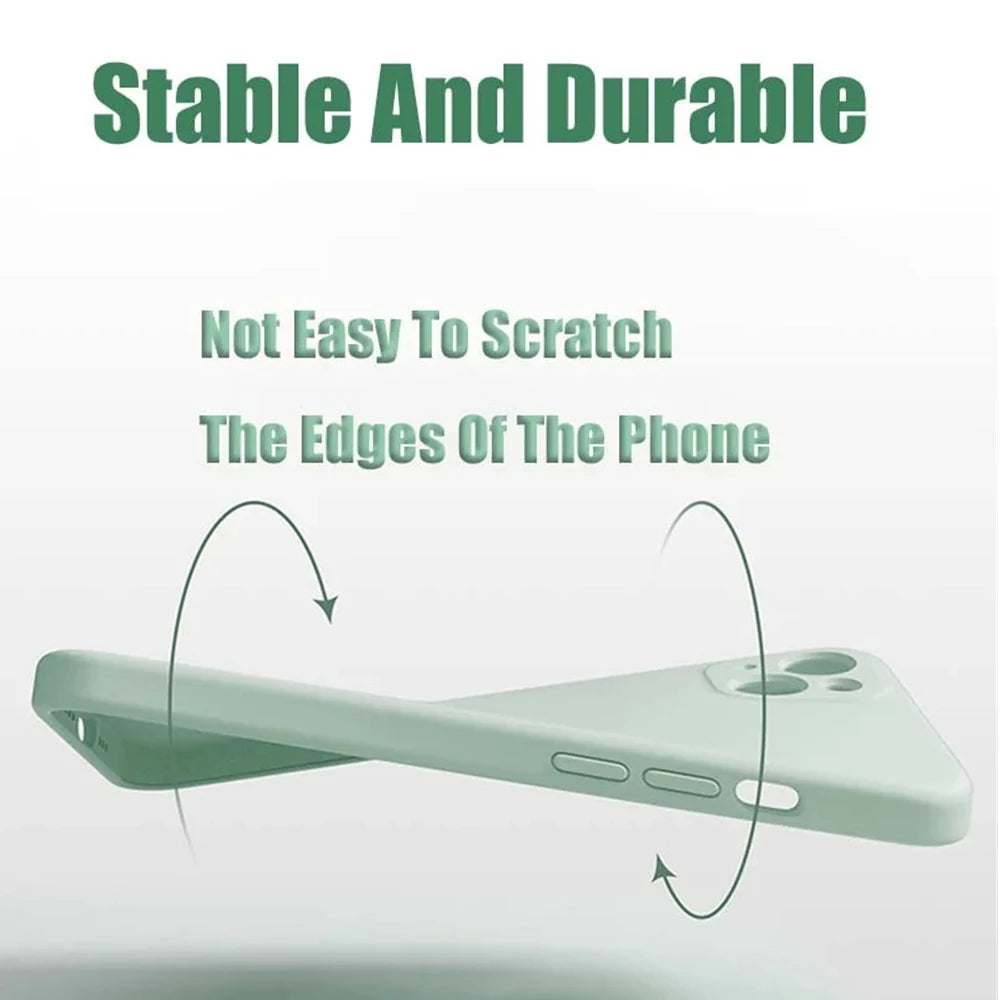 New Yellow iphone Case For Apple iPhone 16 15 14 13 12 11 Pro Max 12 13 Mini X XR XS SE 7 8 14 15 16 Plus Liquid Silicone