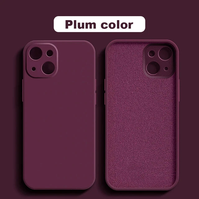 New Yellow iphone Case For Apple iPhone 16 15 14 13 12 11 Pro Max 12 13 Mini X XR XS SE 7 8 14 15 16 Plus Liquid Silicone