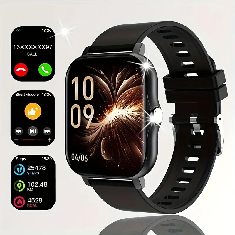 2025New Sports Smart Watch 1.83inch BT Call Message Push 100+ Sport Modes For Man Women Multi Functional Android&IOS