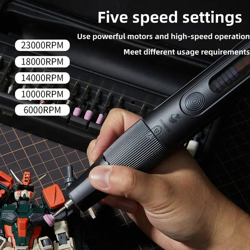 CreationSpace 8V Lithium Electric Grinding Set – Handheld Grinder for Wood Carving, Polishing & Cutting MS0101A