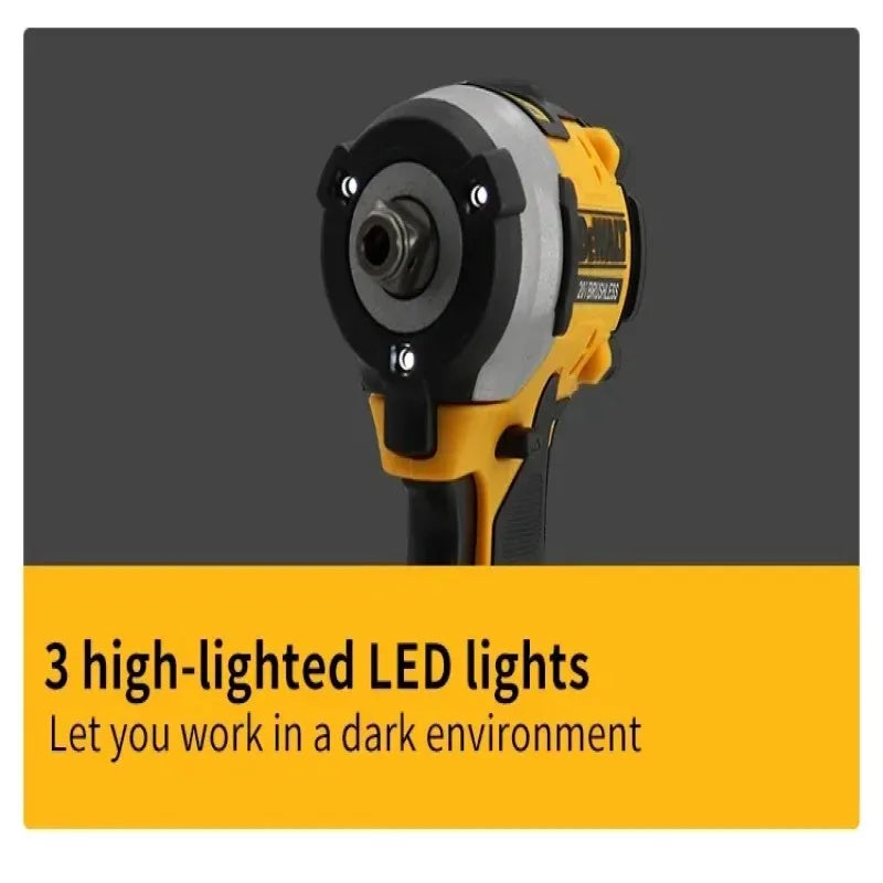 DEWALT DCF922 Wireless Impact Wrench Rechargeable High Torque 406Nm(Reverse) 1/2" 2500 PRM Universal 20V