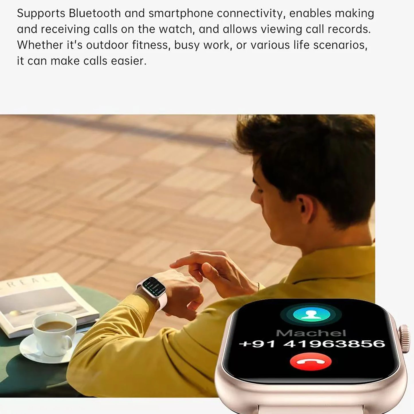 2025 New Watch  Smart 10 NFC Bluetooth Call Women Men Heart Rate Voice Assistant 100+Sports Ladies For Xioami