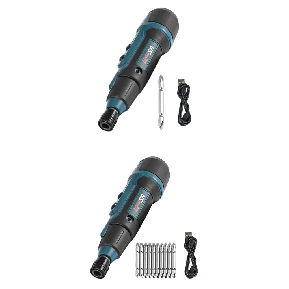 3.6V USB Rechargeable Electric Screwdriver – 200RPM, 2Nm Torque with Flashlight for Home & DIY