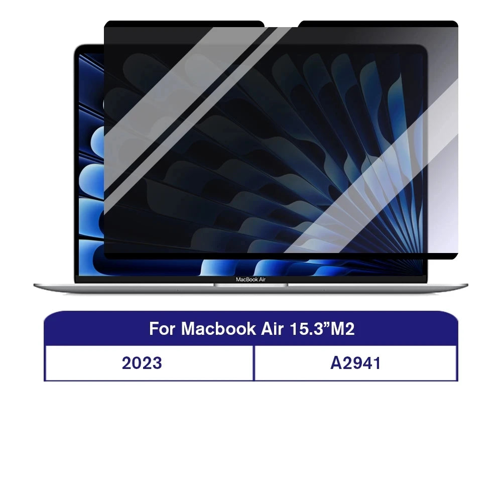 Magnetic Anti-peeping Screen Protector For Macbook Air 13.6 15 M1 M2 M3 M4 Pro 14 16 2023 Anti-peek Anti-spy Film Privacy Filter