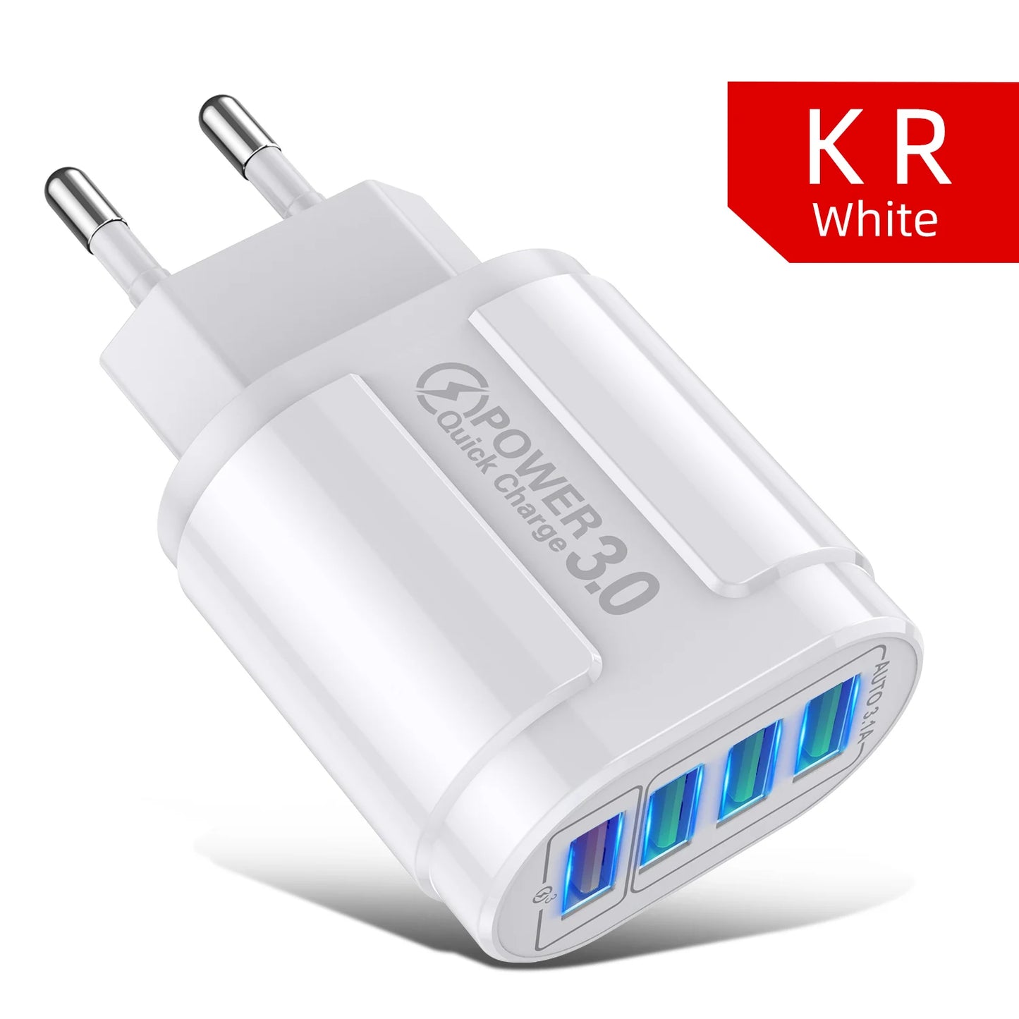 3.1A 4 Ports USB Charger Fast QC 3.0 for Australia New Zealand AU Plug Wall For Samsung Xiaomi Mobile