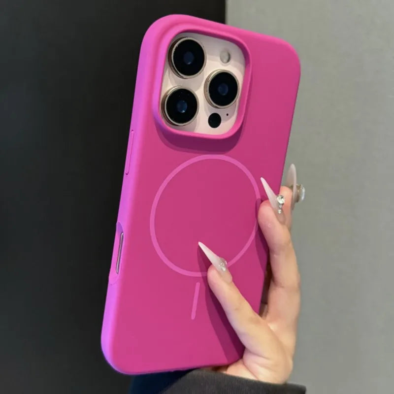 Original Liquid Silicon Magsafe Case For iPhone 17 Air 16 15 Plus 14 13 12 11 Pro Max Magnetic Wireless Charge Soft Rubber