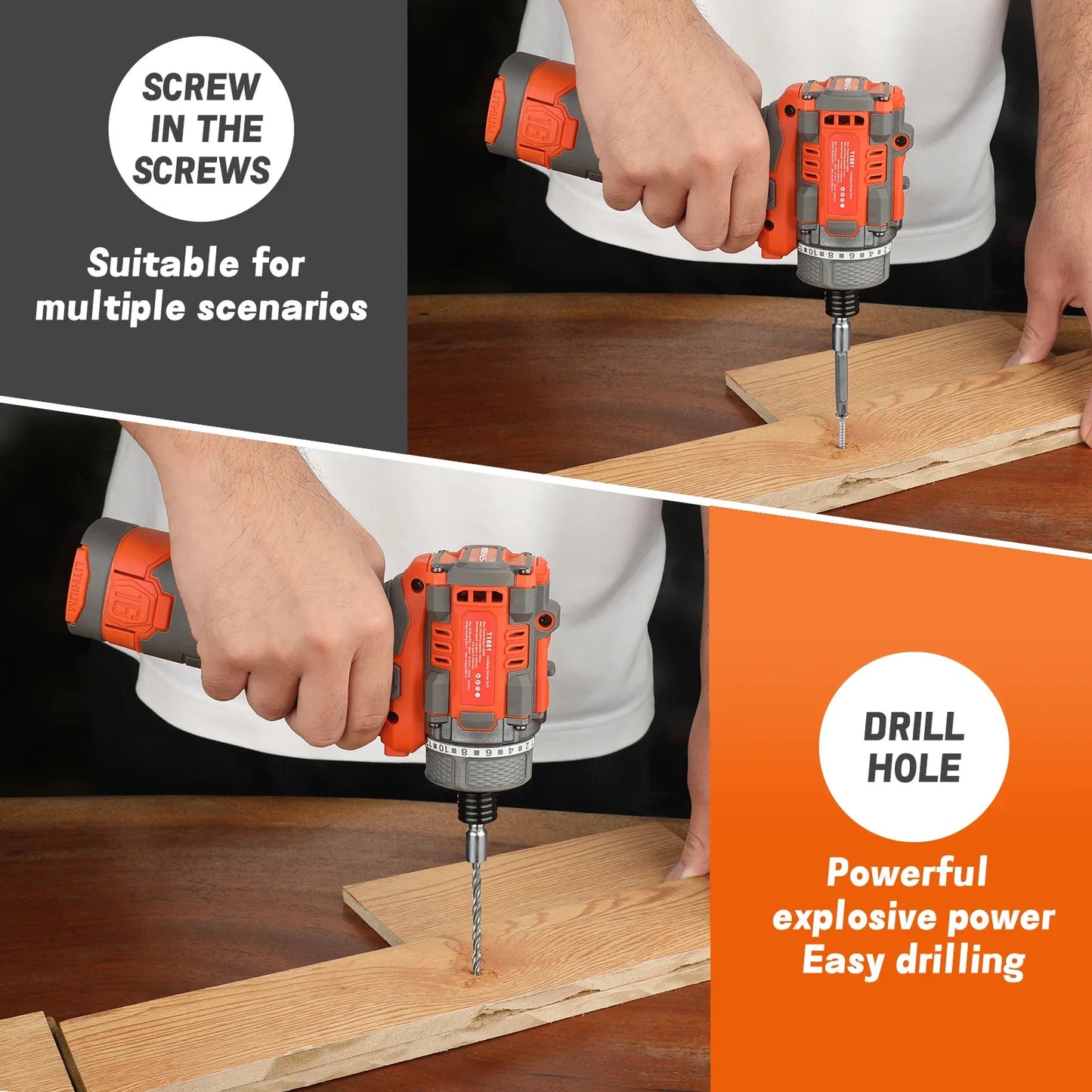 Superpan Brushless Smart Cordless Electric Screwdriver & Mini Drill Set