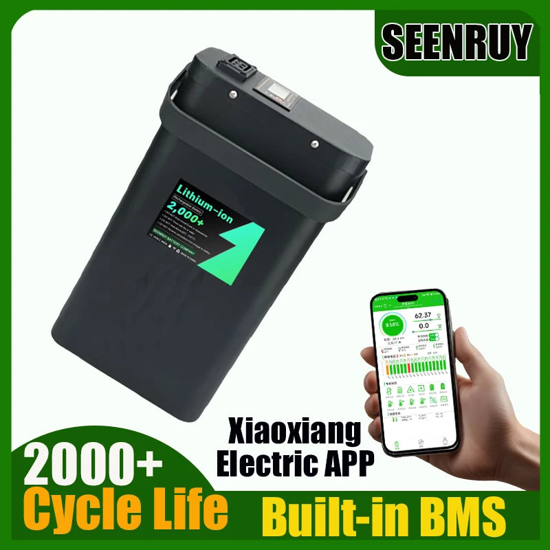 NIU  UQI UQIS U1 US 19AH 21AH 30AH 38AH LI-ION Battery Lithium with Smart BMS Bluetooth for Electric Vehicle