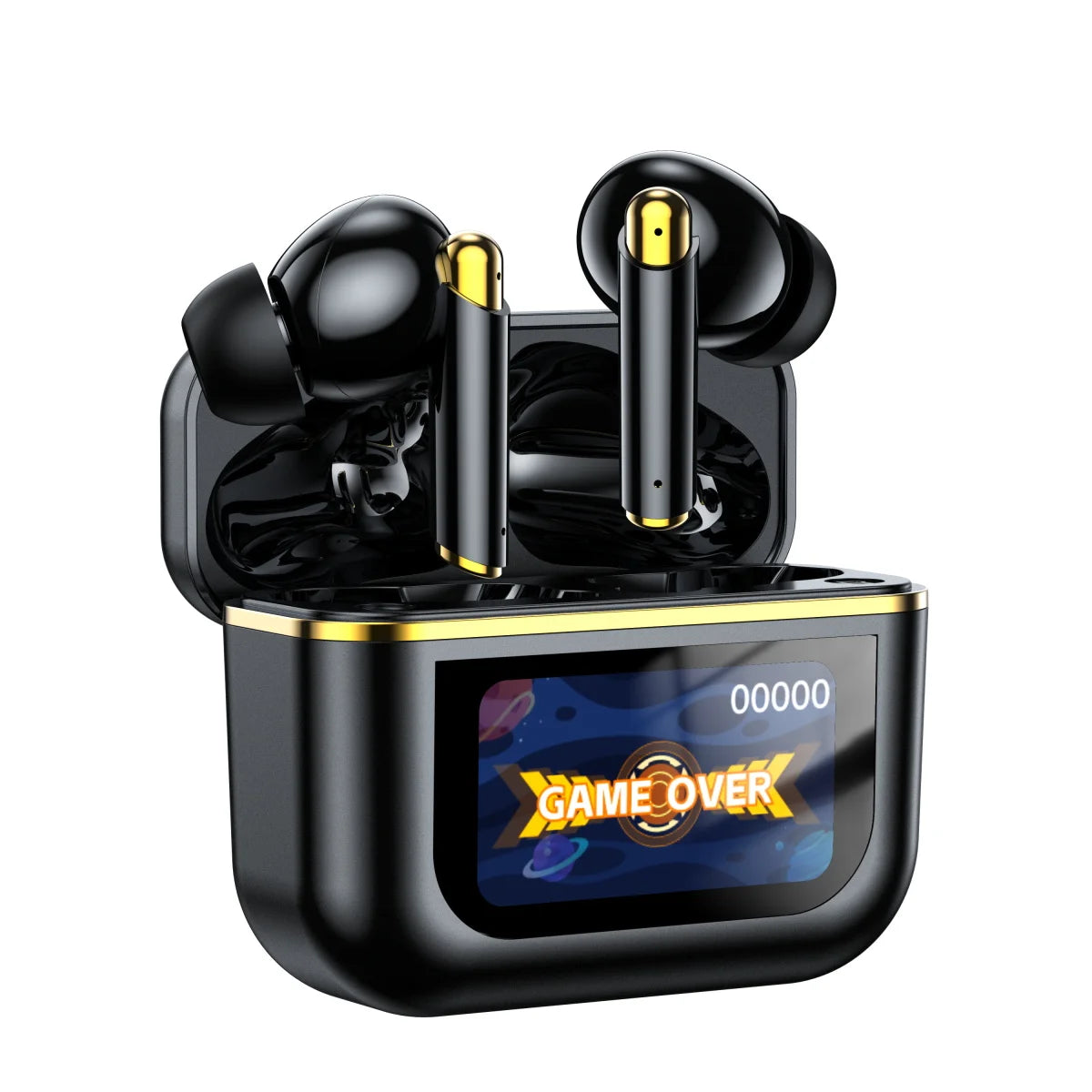 Bluetooth Headphones 5.3 Wireless Sports Headphones Anc+Enc Active Noise-Cancelling Wireless Earbuds Advanced Music Headphones