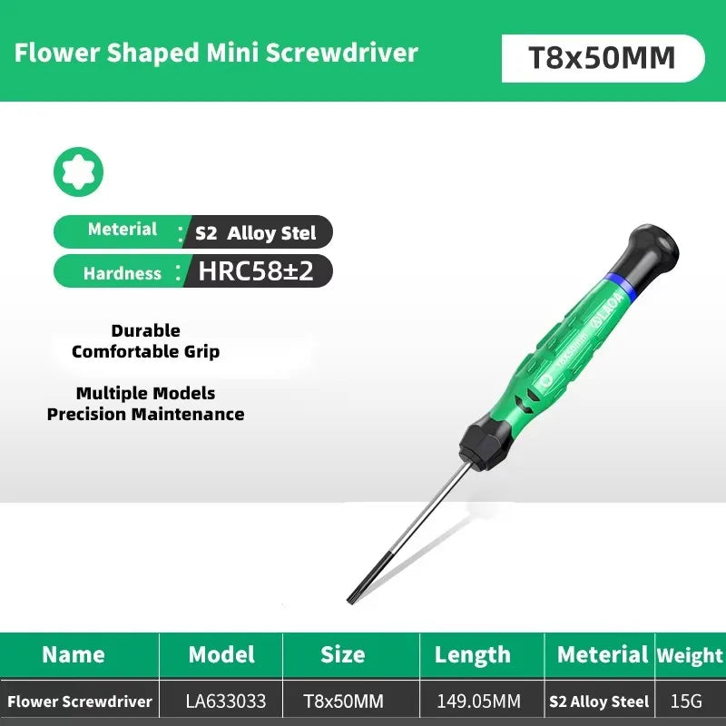 LAOA 1pcs precision screwdriver SL1.0-4.0  phillips mini  phillips plum blossom T5-T20