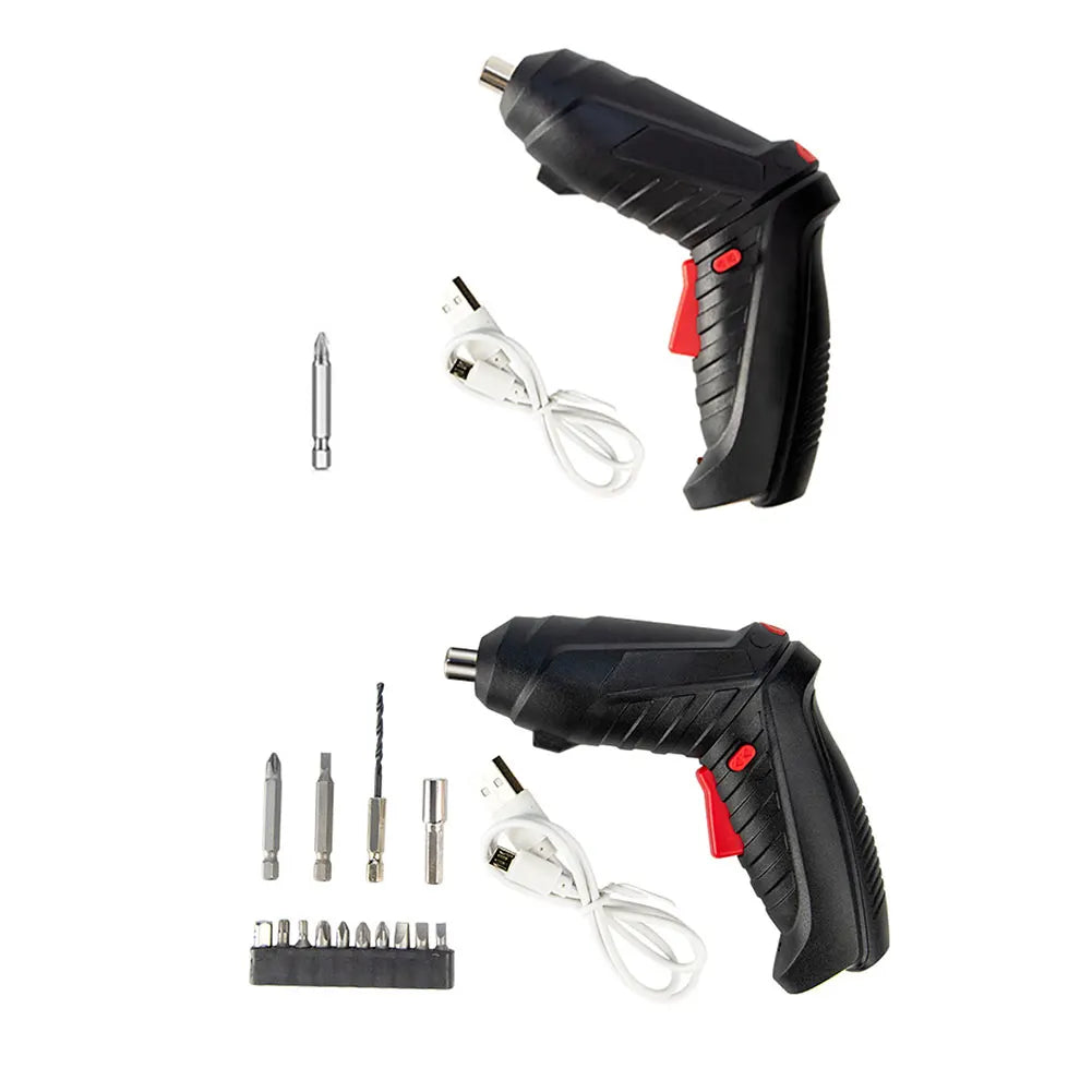 3.6V Wireless Mini Electric Screwdriver – Rechargeable Impact Drill with LED Light