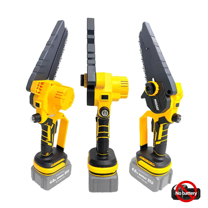 6" Cordless Brushless Electric Chainsaw – Portable Wood Saw for Makita 18V-20V Battery