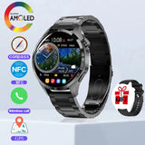 2025 new men's smart watch Bluetooth call AI voice 100+ sports mode ip68 waterproof heart rate monitoring NFC used in Huawei 4PR