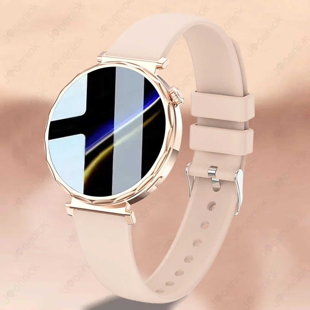 2025 New GPS Tracking Smartwatch Women AMOLED HD Screen Heart Rate Bluetooth Call IP68 Waterproof IOS