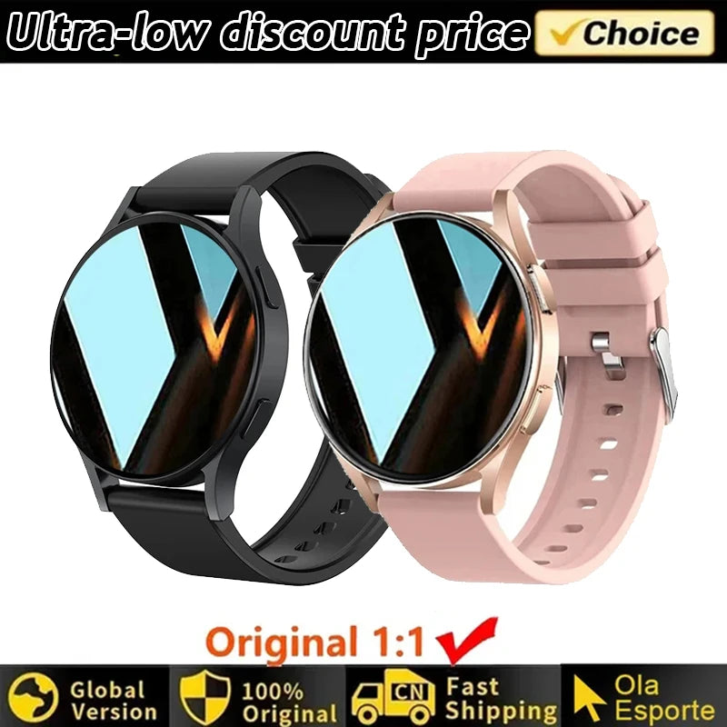 Smartwatch Women Watch 6 Health Monitoring Watch Waterproof Voice Assistant Bluetooth Call 2025 New Sports Watch