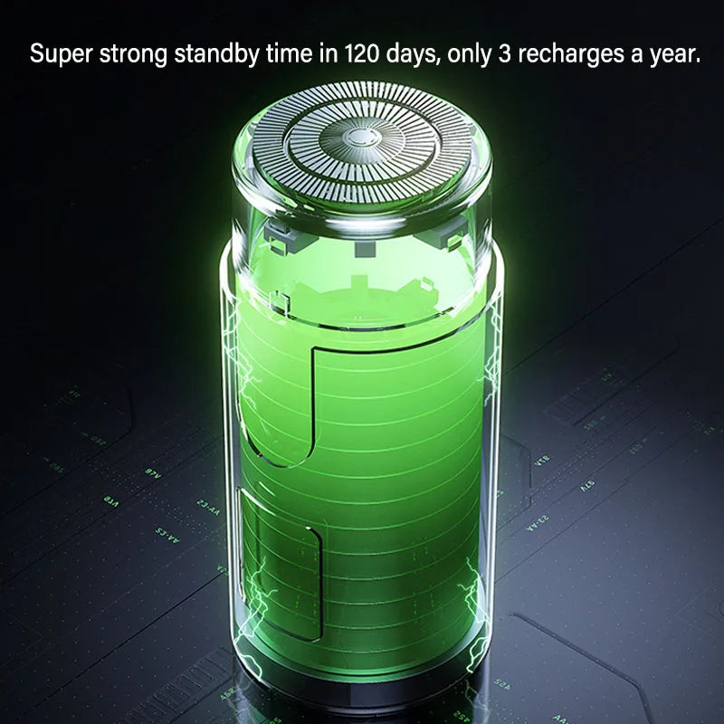 Men’s Capsule Mini Electric Shaver – Portable Pocket Smart Razor