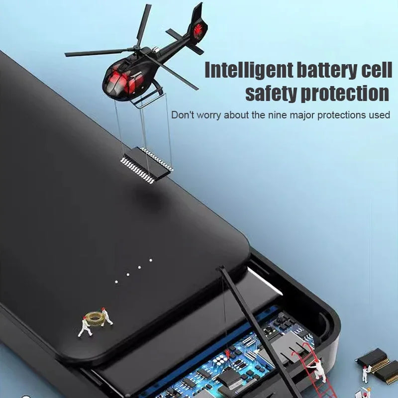 High Quality Wireless Power Bank 20000mAh/10000mAh External Battery Built-in Portable For iPhone VIVO HUAWEI