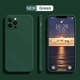 New Yellow iphone Case For Apple iPhone 16 15 14 13 12 11 Pro Max 12 13 Mini X XR XS SE 7 8 14 15 16 Plus Liquid Silicone