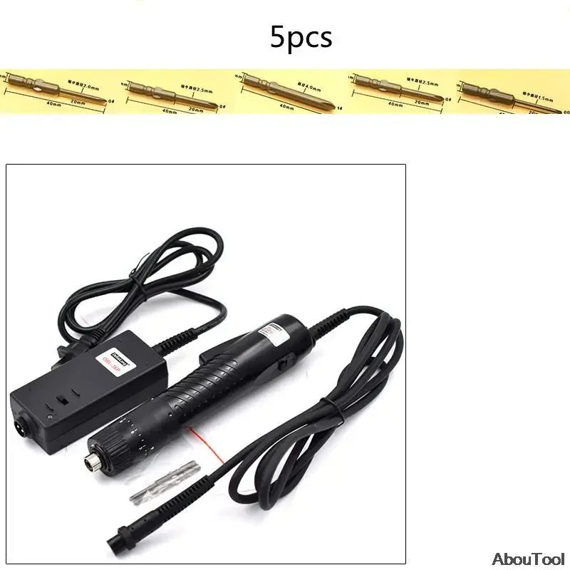 220V In-Line Electric Screwdriver – 801 Small Precision Screwdriver with Multi-Accessory Power Tool Kit