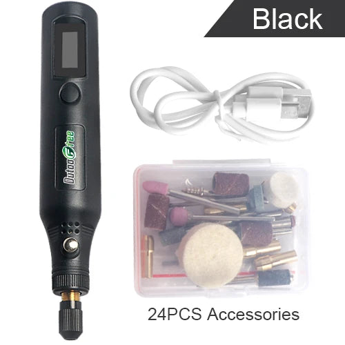 USB Wireless Mini Electric Rotary Drill – 5000-15000 RPM