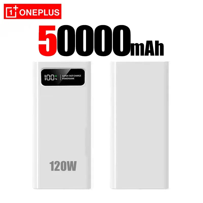 OnePlus 200000mAh LED Power Bank – 120W Super Fast Charging Portable External Battery for iPhone