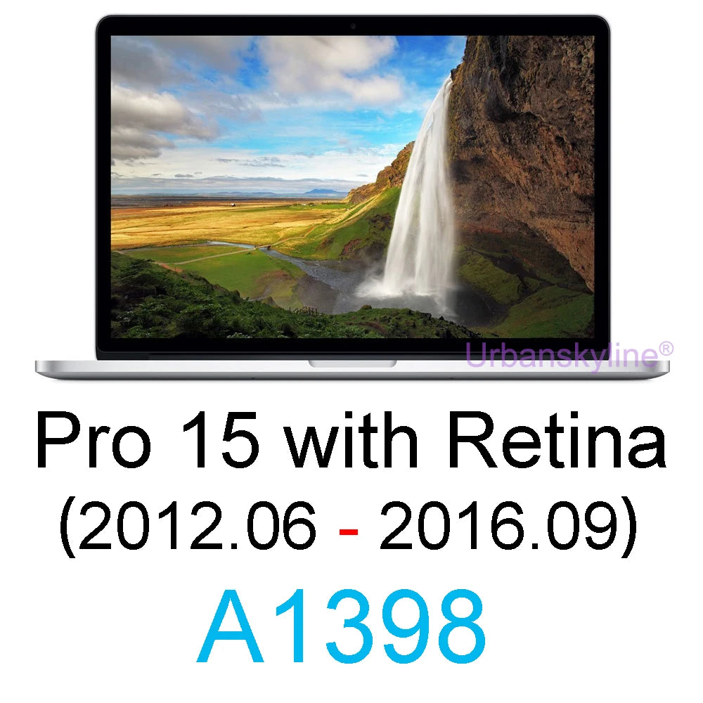 Screen Protector for MacBook Air 15 13 M4 Pro 14 16 M3 M2 M1 Touch Bar ID 11 12 HD Skin Film Guard Cover 13.6 A3241 A3240 Retina