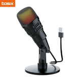 USB Condenser Microphone – Noise Cancelling Mic for PC, Mac, Streaming & Gaming