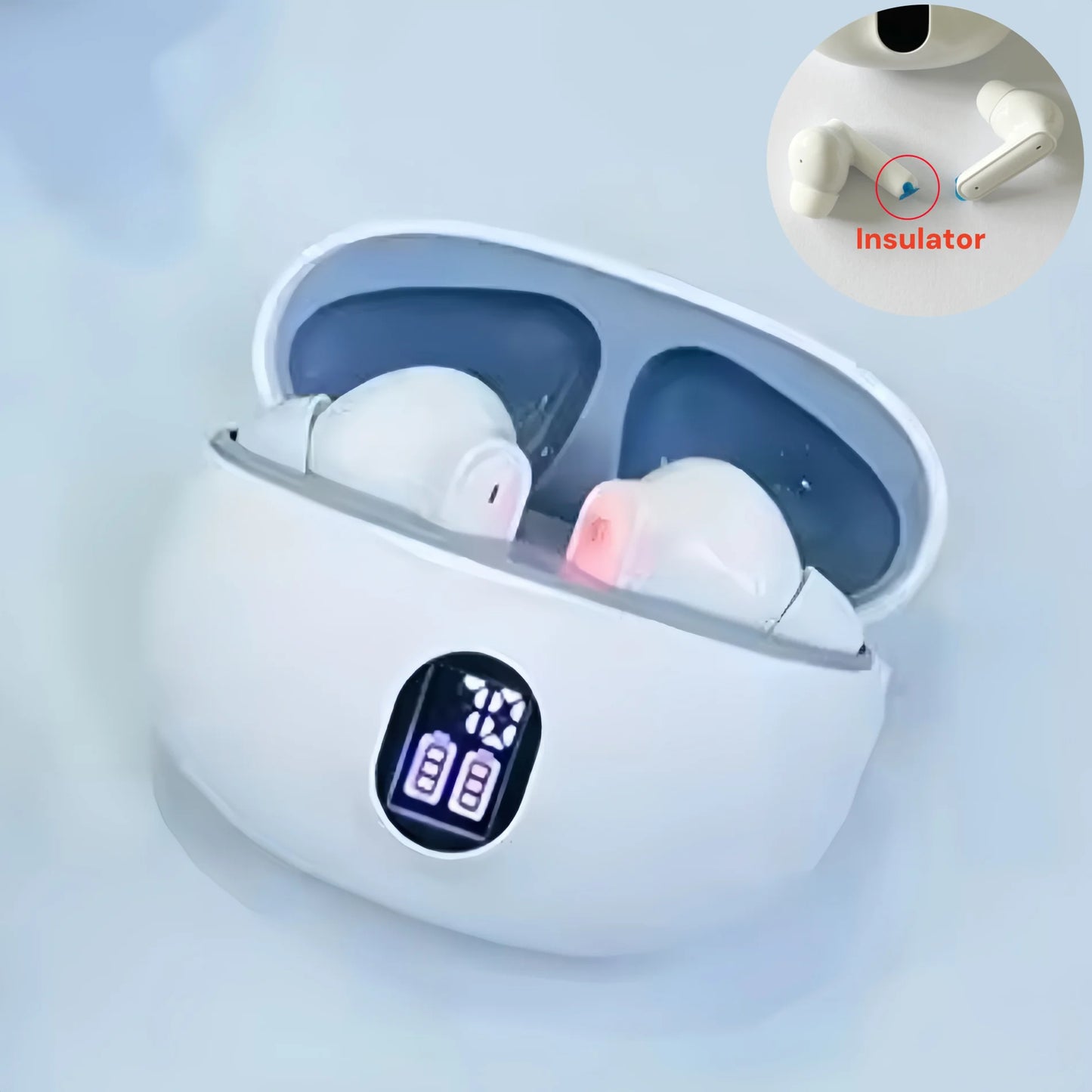 S510 TWS Wireless Headphones LED Power Earphones Digital Display Headset Stereo Sound Bluetooth-compatible 5.3 for iphone