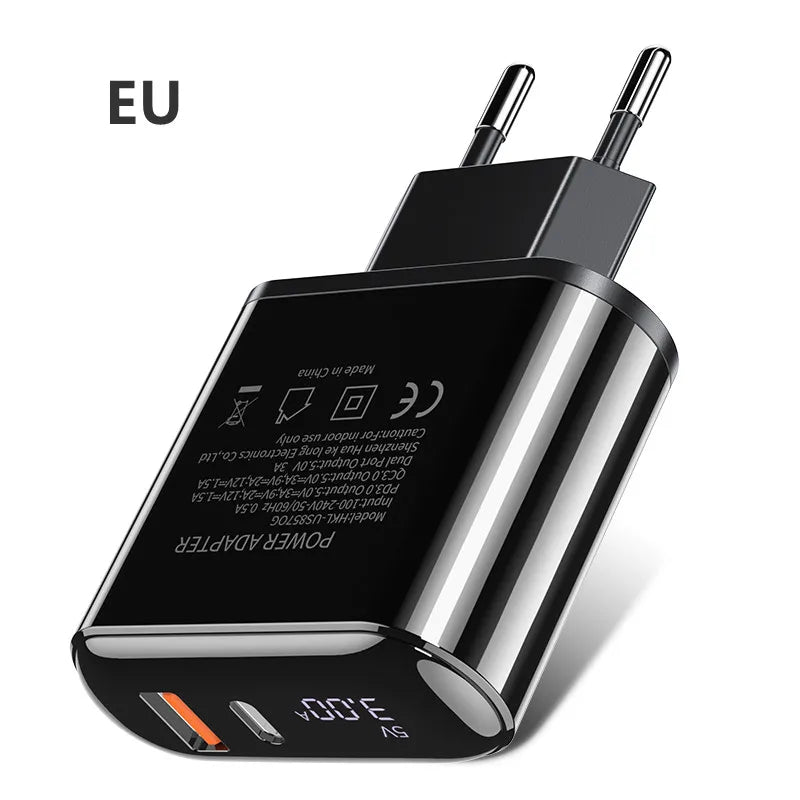 18W USB C Charger PD Type C Fast Charging Power Adapter Quick 3.0 Portable Mobile Phone For iPhone Xiaomi Huawei