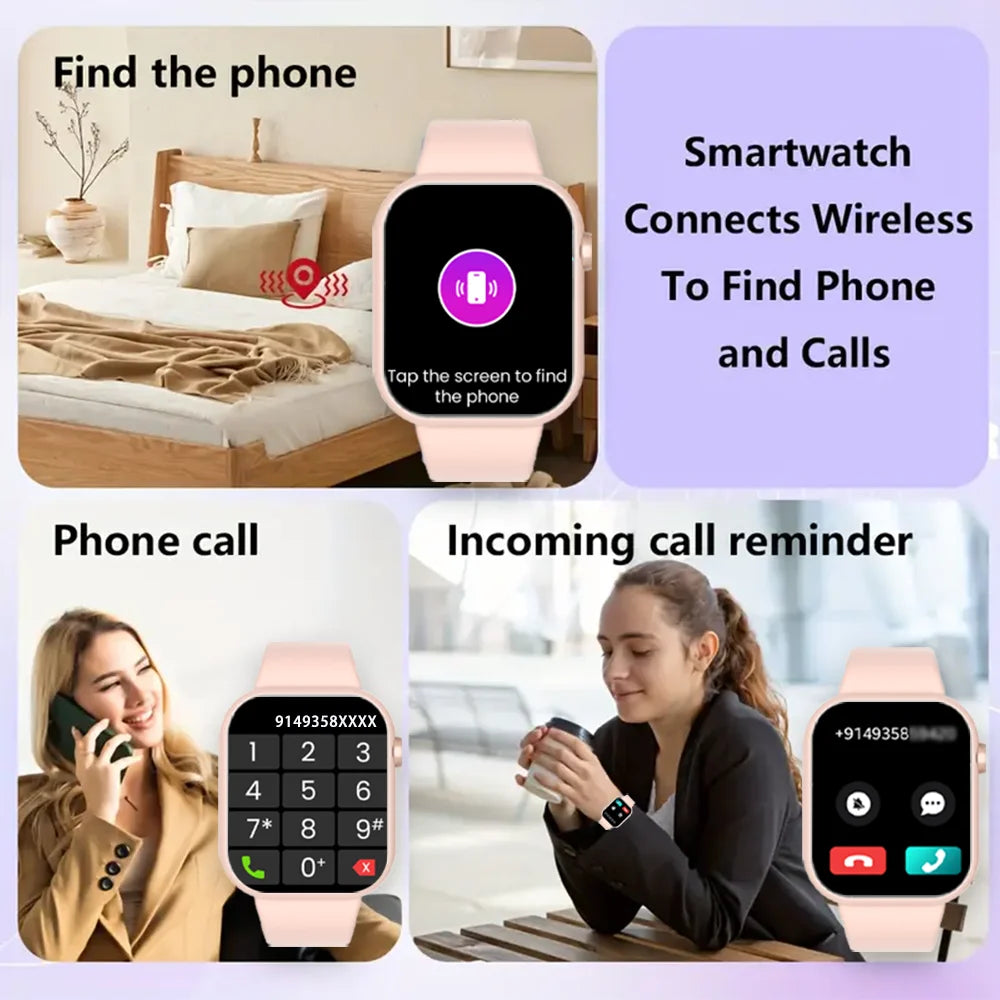 SENBONO Life3 Women Smart Watch Bluetooth Dials Call Health Monitor Watch Sport Waterproof Women for IOS Android