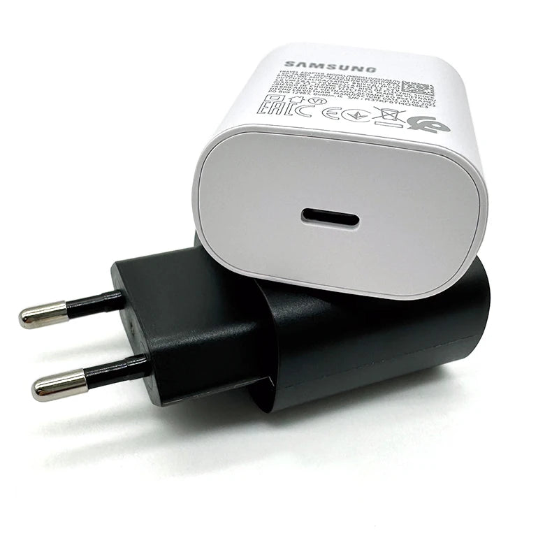 Samsung S23 USB Type C Super Fast Charger PD 25W Charge EU Power 1.8m Cable For Galaxy Note10 S22 S20 S24 Plus S21FE A54