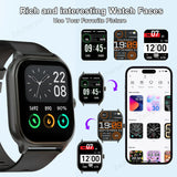 Smart watch, wireless calling/dial, multi-Sport mode, calling reminder and rejection, SMS reminder, for iPhone/Andriod