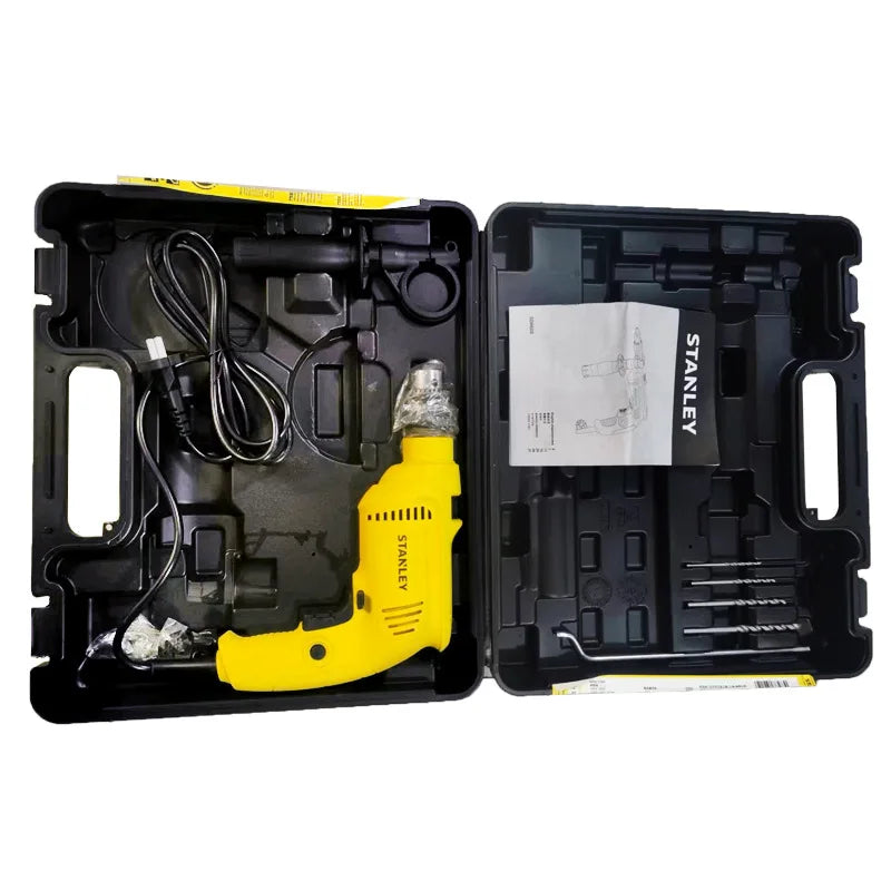 Stanley Industrial Impact Drill – Dual-Use High-Power Electric Pistol Drill