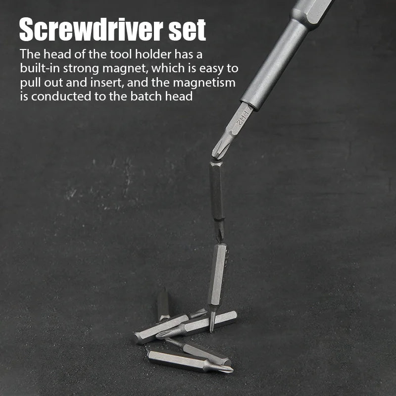 63 in 1 Precision Screwdriver Set Home Hand Repair Tool Kit Magnetic Phillips Drill Bits for iPhone Xiaomi Camera Glasses Watch